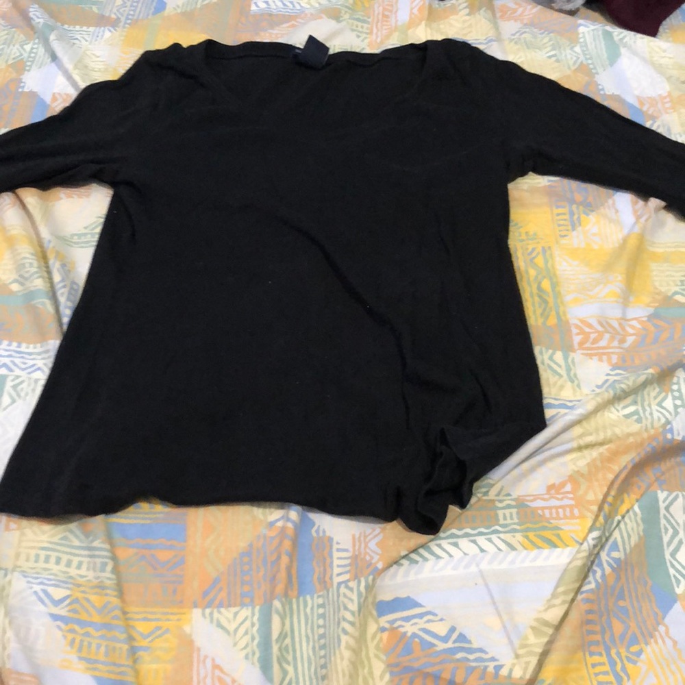 Black Long Sleeve GAP Top